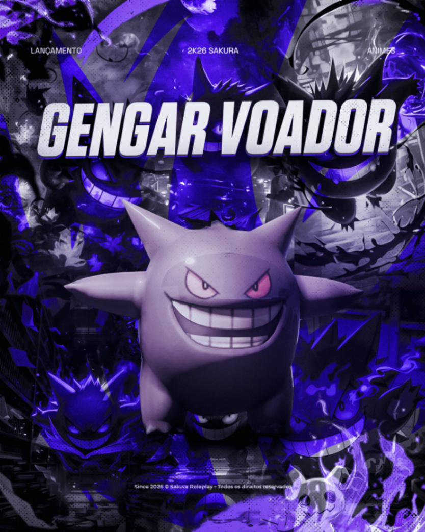 👻GENGAR VOADOR