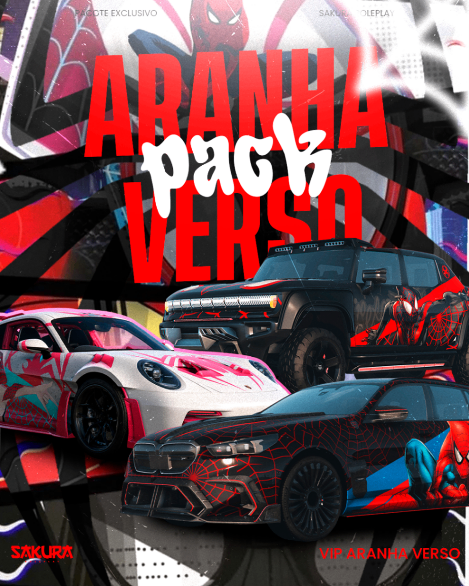 🕷️ PACOTE ARANHA VERSO