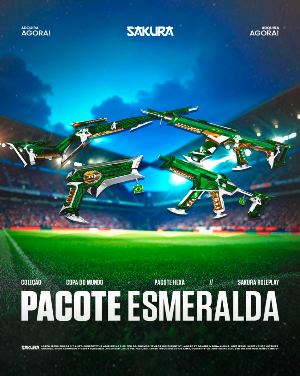 ⚽ PACOTE BRASIL ESMERALDA