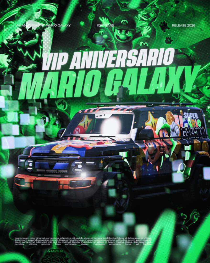 👨🏻‍🚒 VIP ANIVERSARIO MARIO GALAXY