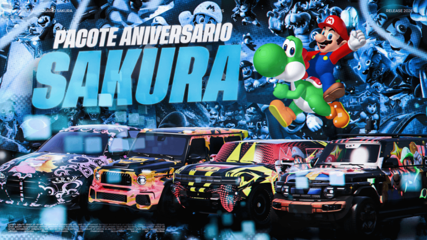 🍄 PACOTE ANIVERSARIO SAKURA
