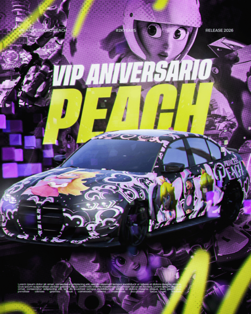 👸 VIP ANIVERSARIO PEACH