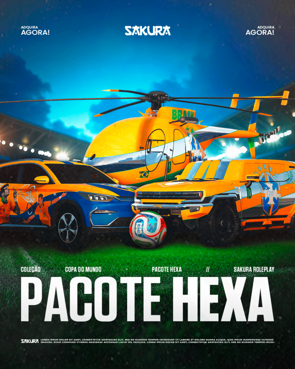 ⚽PACOTE HEXA
