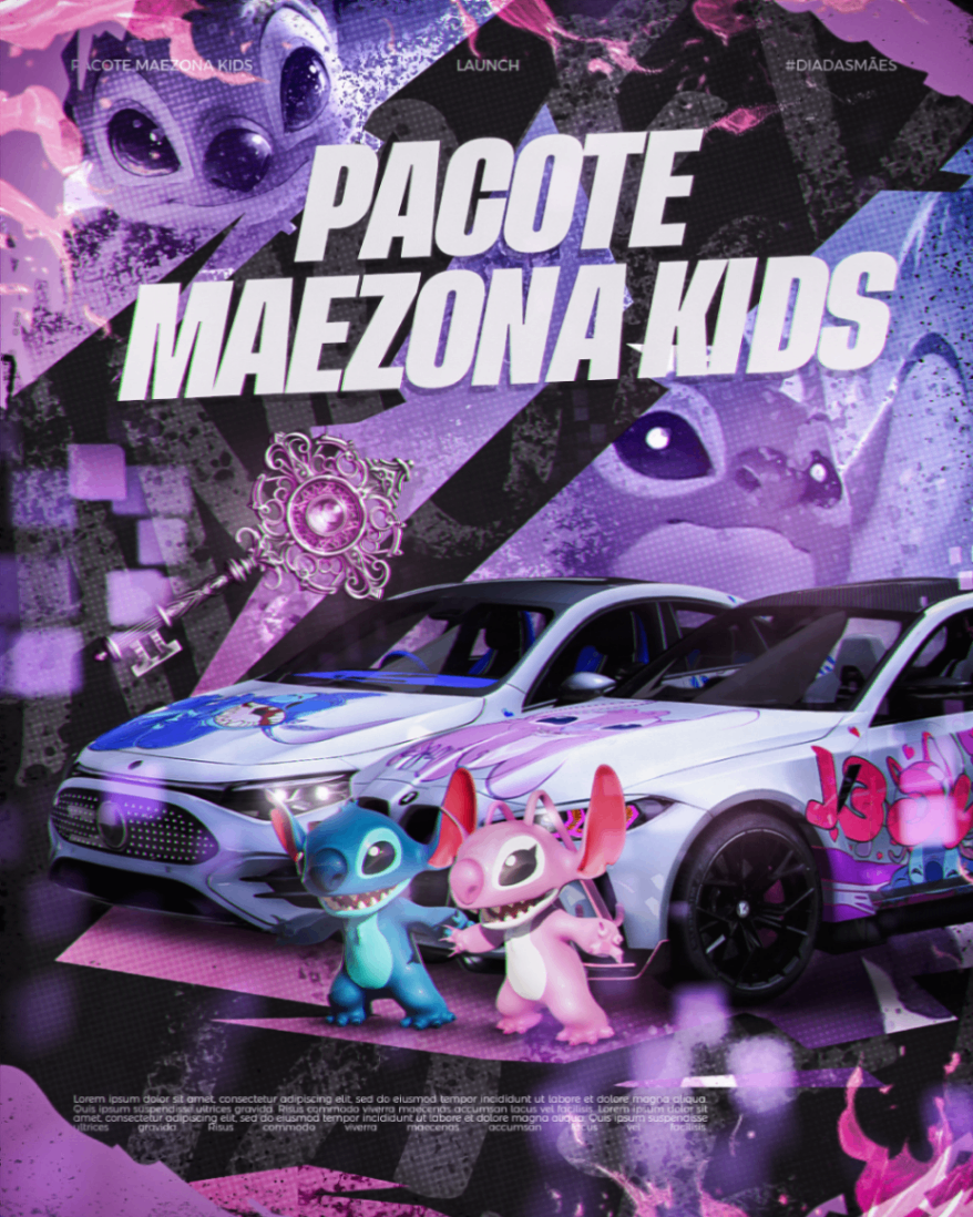 🍄 PACOTE MÃEZONA KIDS
